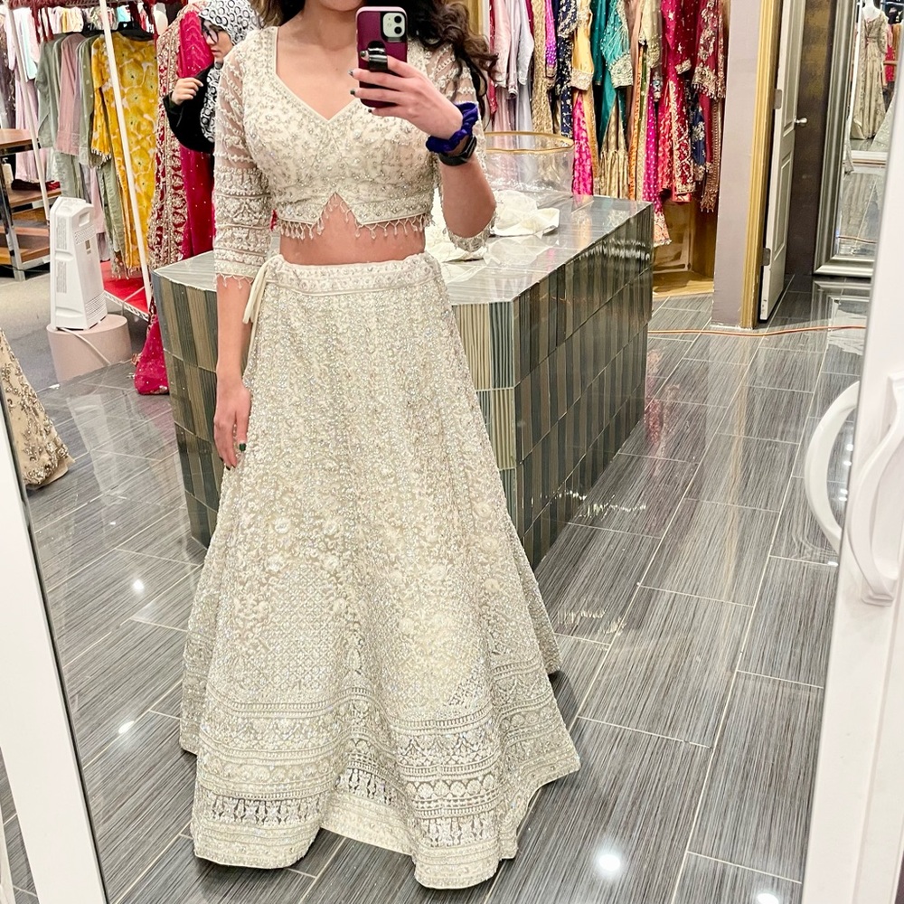 Ivory Embellished Lehenga / Indian Dress (NEW!)